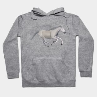 Grey horse Hoodie